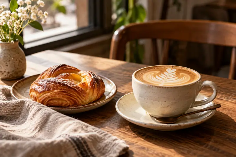 The coffee break · Conceptual image